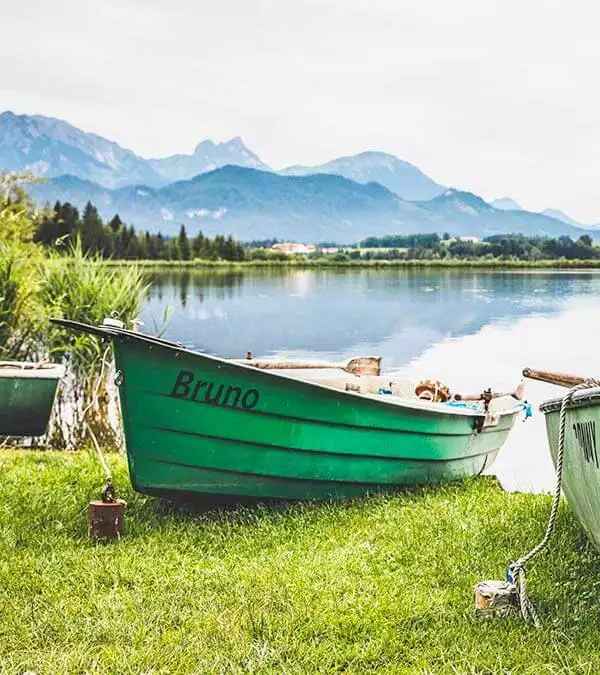 Baden in Naturseen im Allgäu