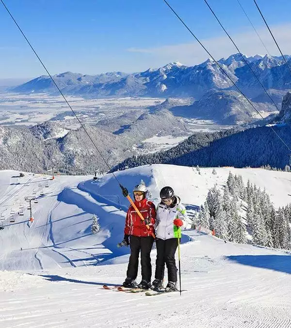 Skifahren im Allgäu